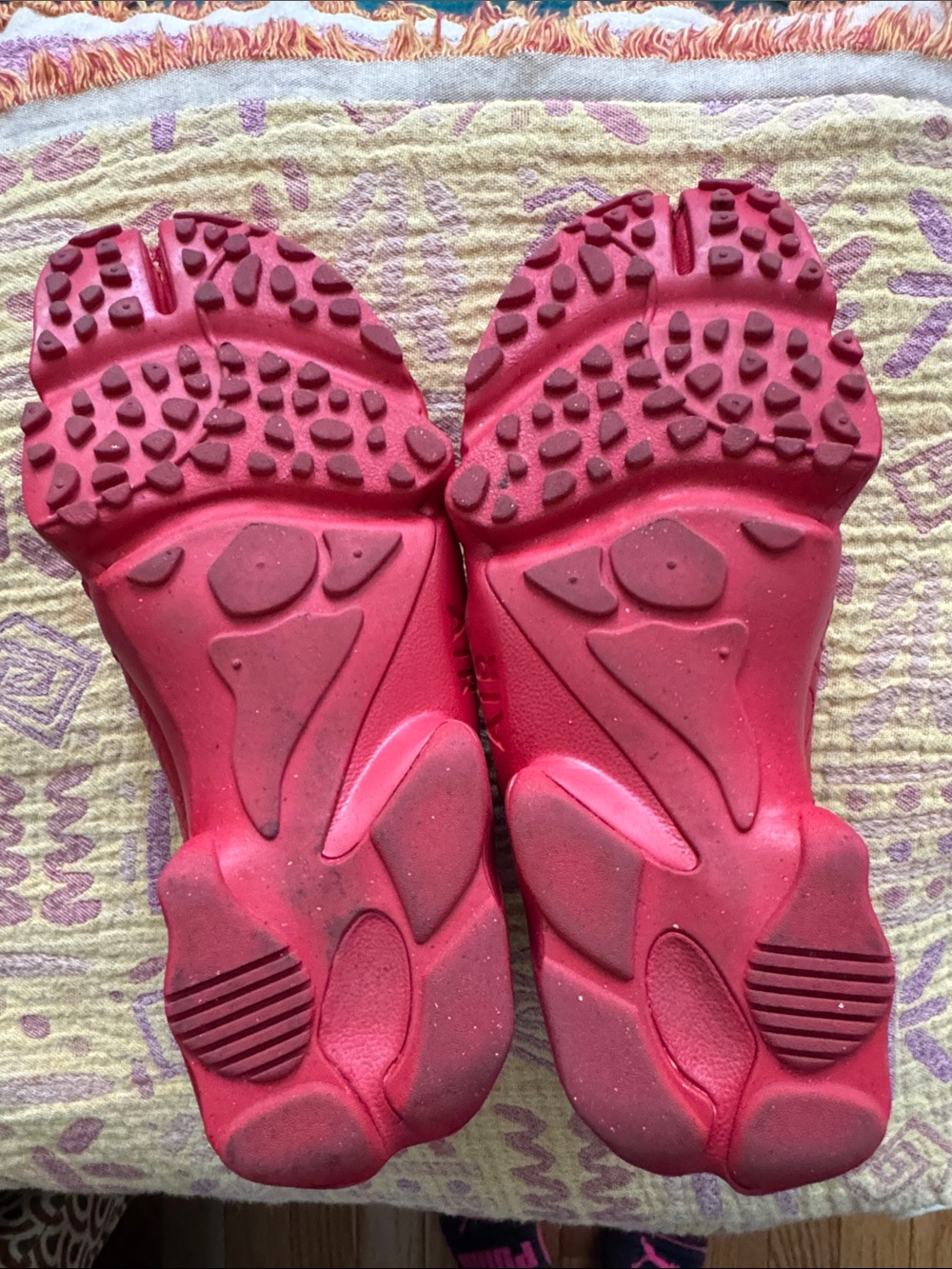 Nike Women Air Rift Leather Athletic Shoes Fire Red - Size 7 - Picture 4 of 6